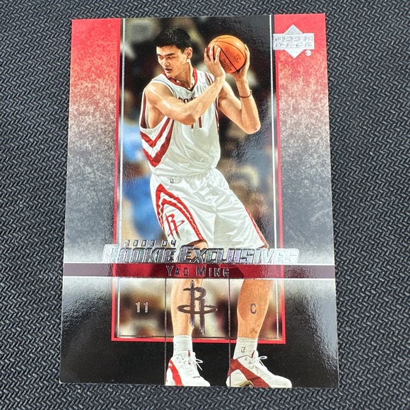 Houston Rockets Hakeem Olajuwon/Yao Ming 9 card lot - Picture 10 of 15